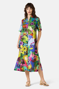 Gorman NZ - Electric Eden Shirt Dress - print