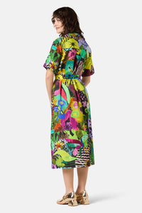 Gorman NZ - Electric Eden Shirt Dress - print
