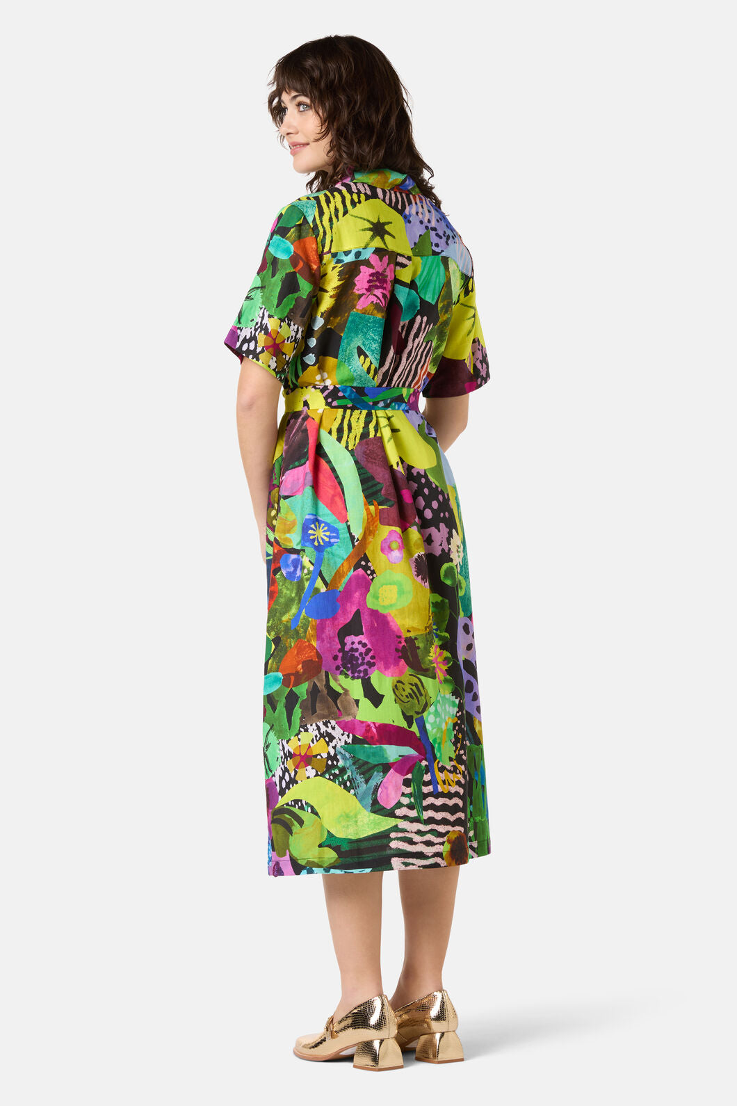 Gorman NZ - Electric Eden Shirt Dress - print