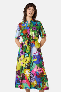 Gorman NZ - Electric Eden Shirt Dress - print