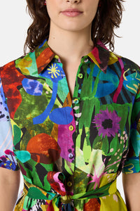 Gorman NZ - Electric Eden Shirt Dress - print