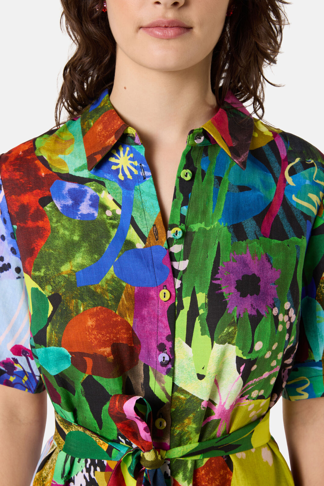 Gorman NZ - Electric Eden Shirt Dress - print