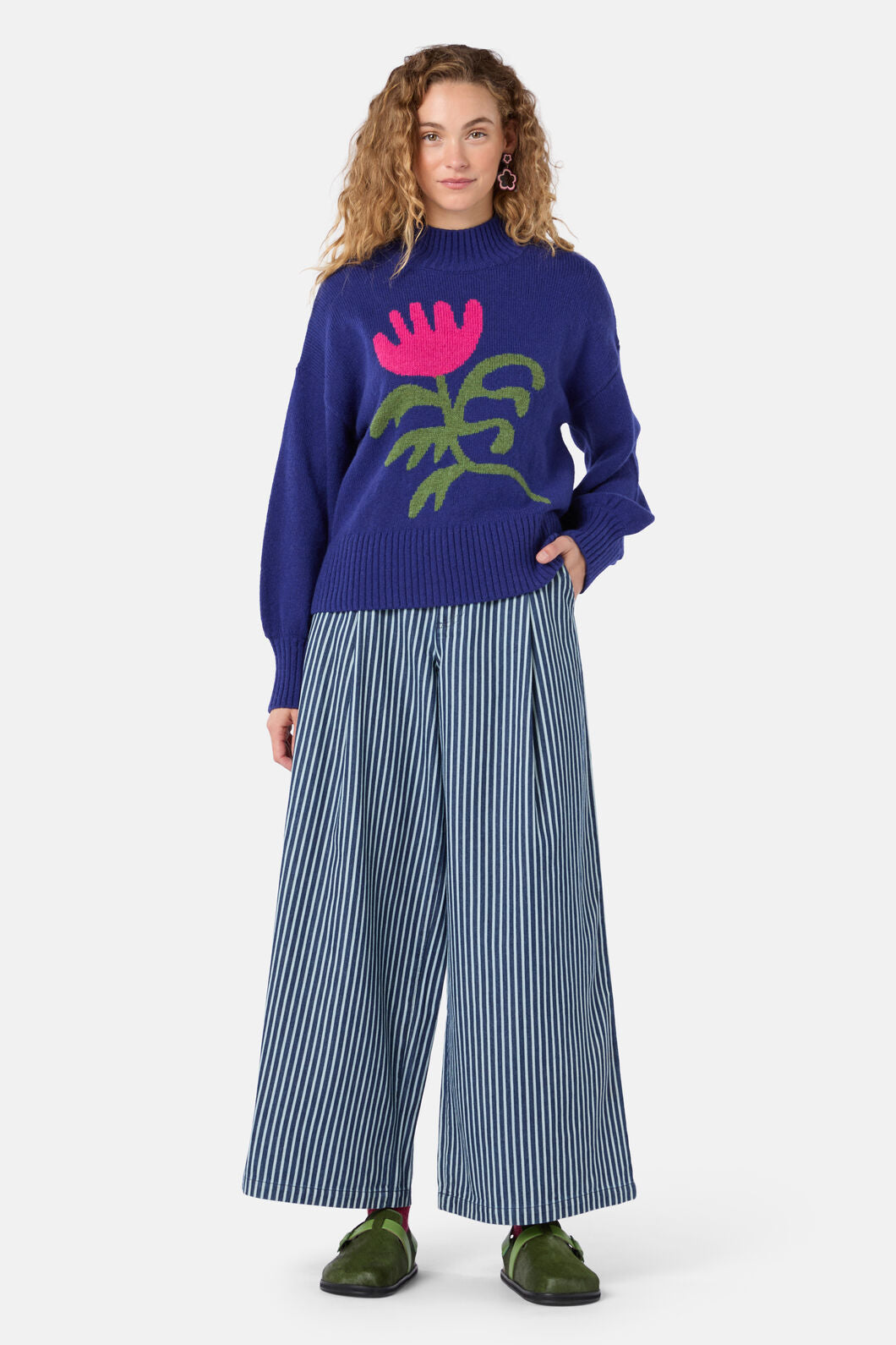 Gorman NZ - Moroccan Flower Jumper - blue