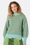 Gorman NZ - Moroccan Stripe Jumper - green