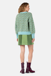 Gorman NZ - Moroccan Stripe Jumper - green