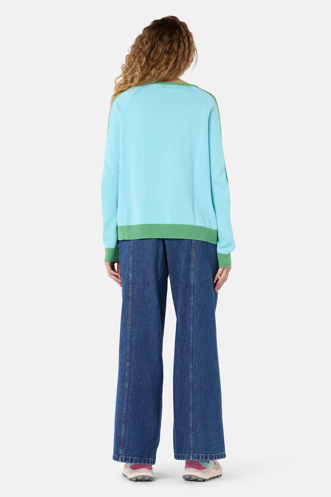 Gorman NZ - Splice Sporty Cotton Jumper - blue