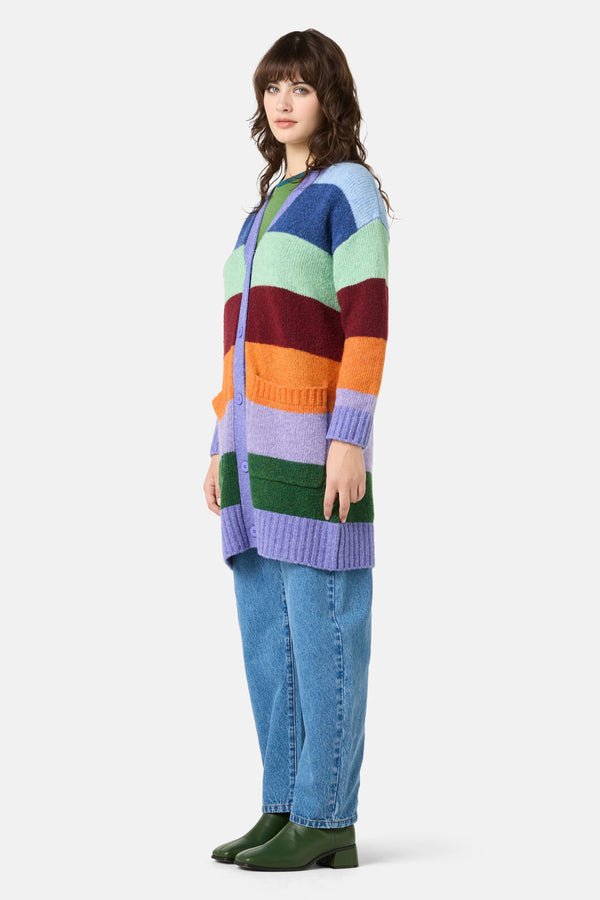 Gorman NZ - Palette Pop WideStripeCardigan - stripe