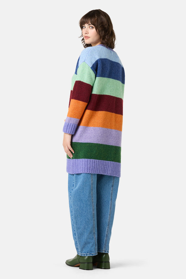 Gorman NZ - Palette Pop WideStripeCardigan - stripe