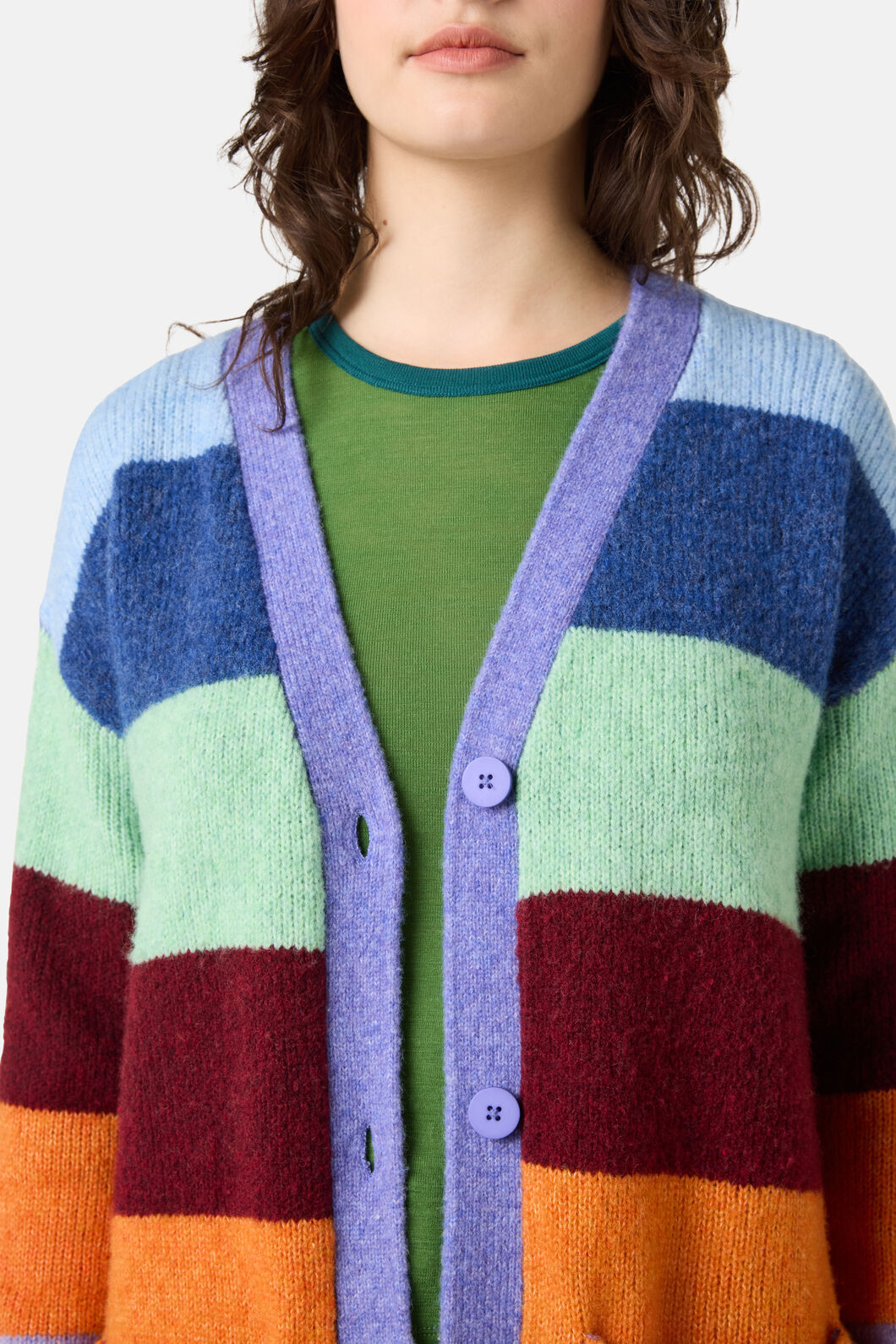Gorman NZ - Palette Pop WideStripeCardigan - stripe