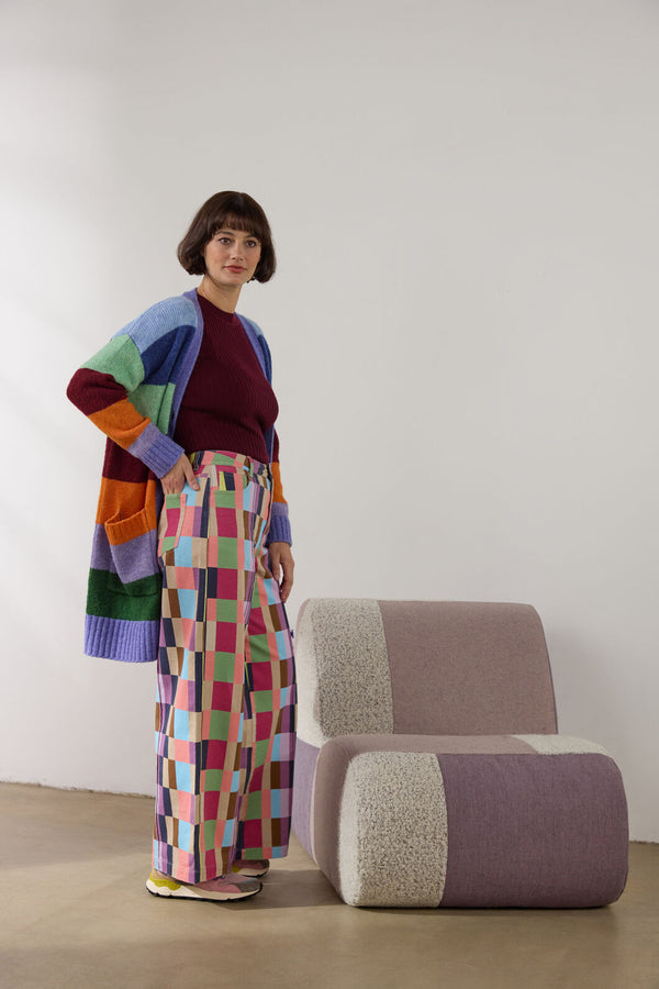 Gorman NZ - Palette Pop WideStripeCardigan - stripe