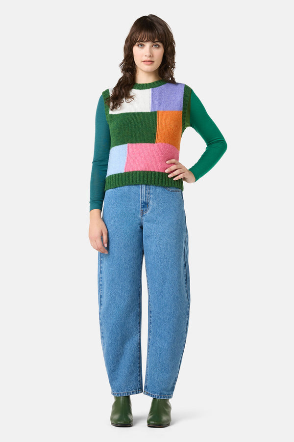 Gorman NZ - Palette Pop Patch Vest - multi
