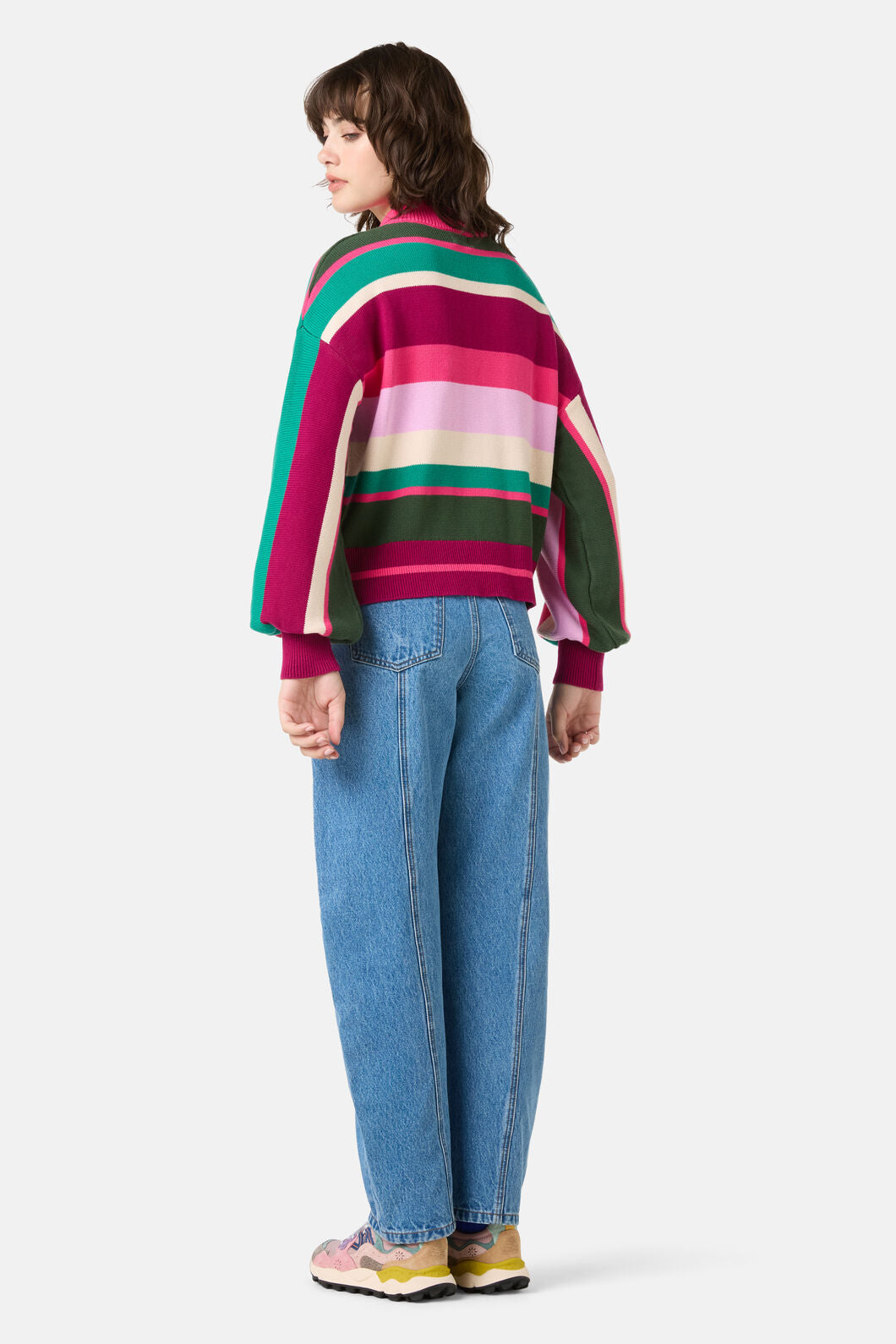 Gorman NZ - Sporty Stripe Jumper - pink