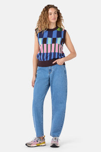 Gorman NZ - Warpweave Knit Vest - multi
