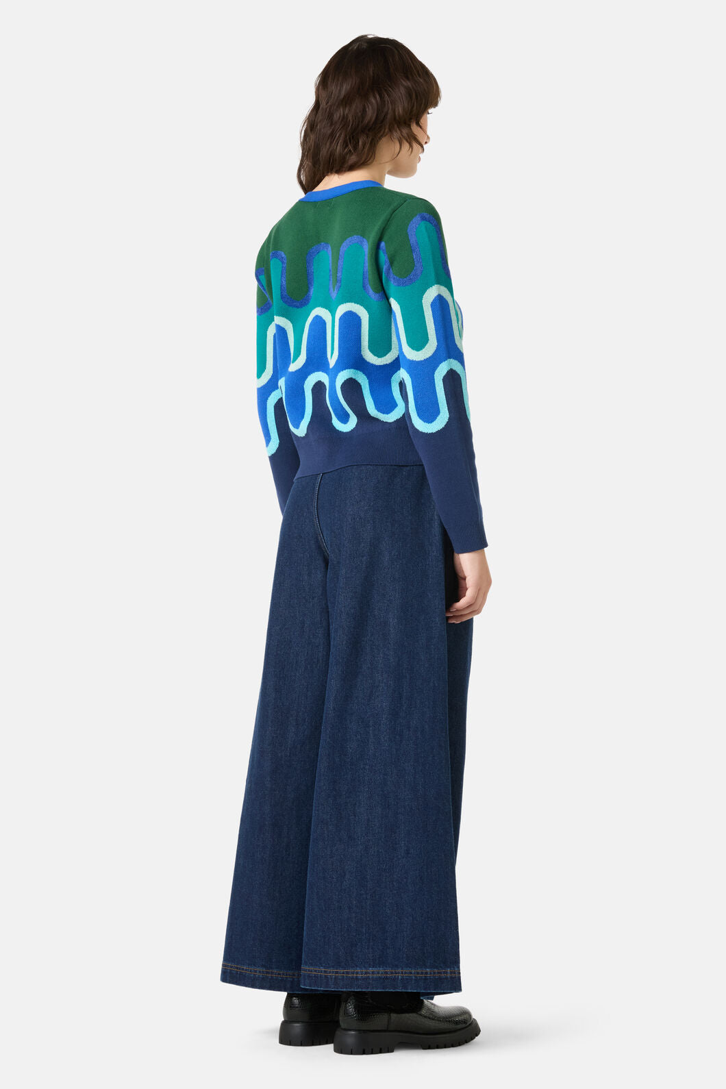 Gorman NZ - Squiggle Cardigan - stripe