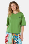 Gorman NZ - Border Embroidery Relaxed Tee - green