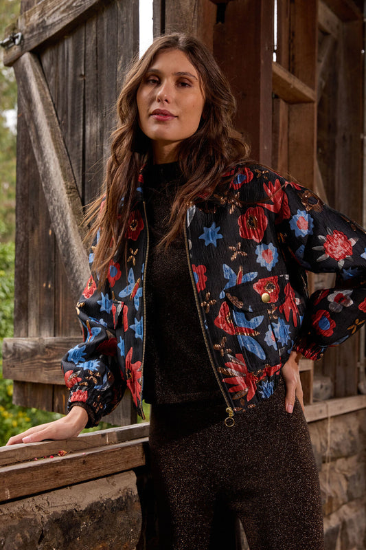 Gorman NZ - The Garden Jacquard Jacket - print