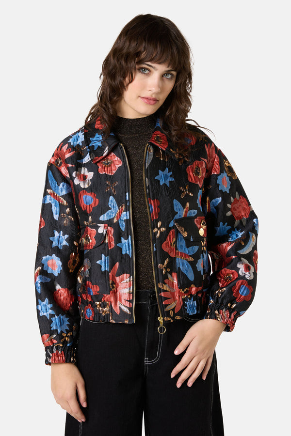 Gorman NZ - The Garden Jacquard Jacket - print