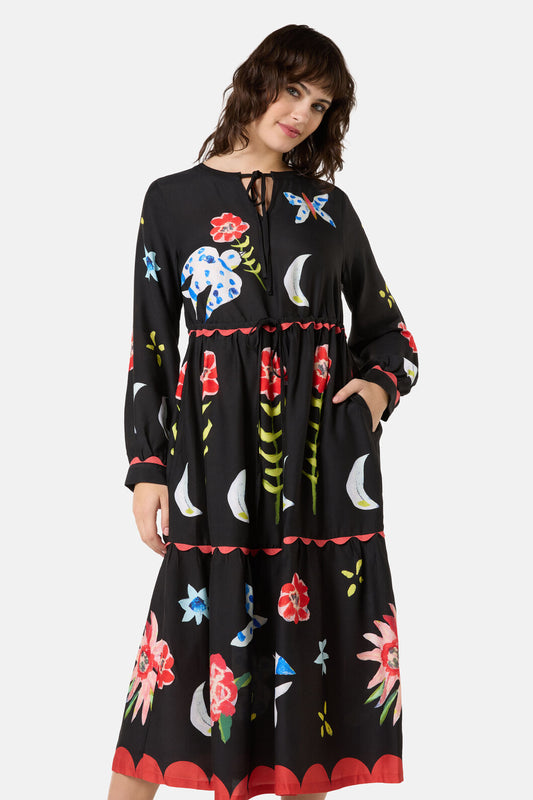 Gorman NZ - The Garden Long Dress - print