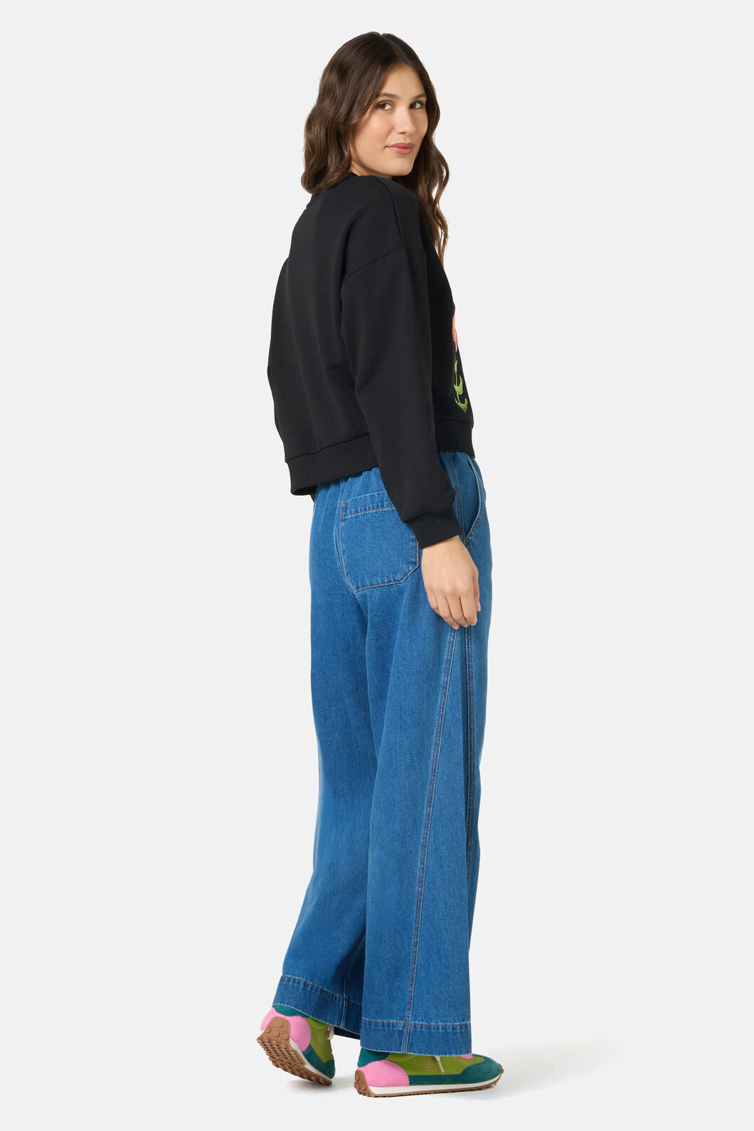Gorman NZ - The Garden Embroidered Sweater - black
