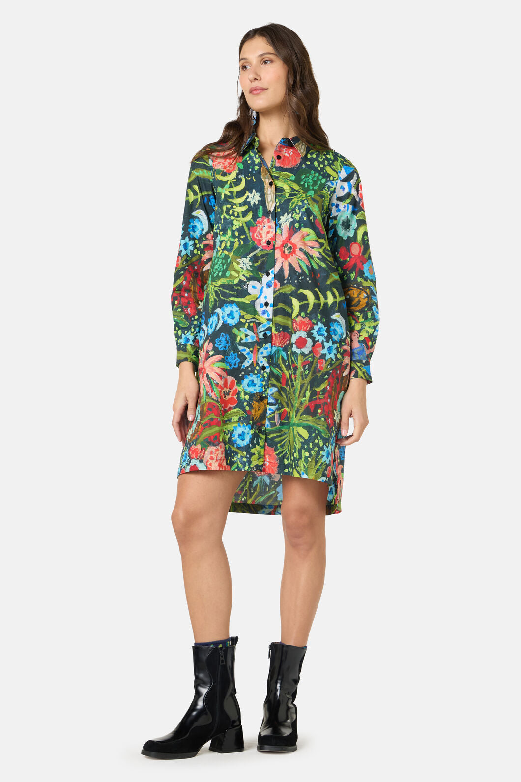 Gorman NZ - The Garden Shirt Dress - print