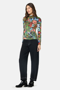 Gorman NZ - The Garden Merino Polo - print
