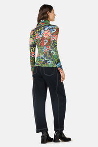Gorman NZ - The Garden Merino Polo - print