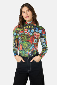 Gorman NZ - The Garden Merino Polo - print