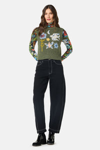 Gorman NZ - The Garden Merino Polo - print