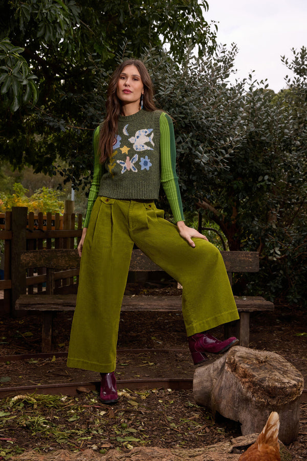 Gorman NZ - Emilio Cord Pants - green
