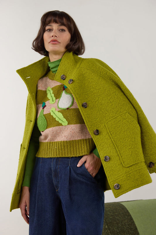 Gorman NZ - Zoe Wool Coat - light-green