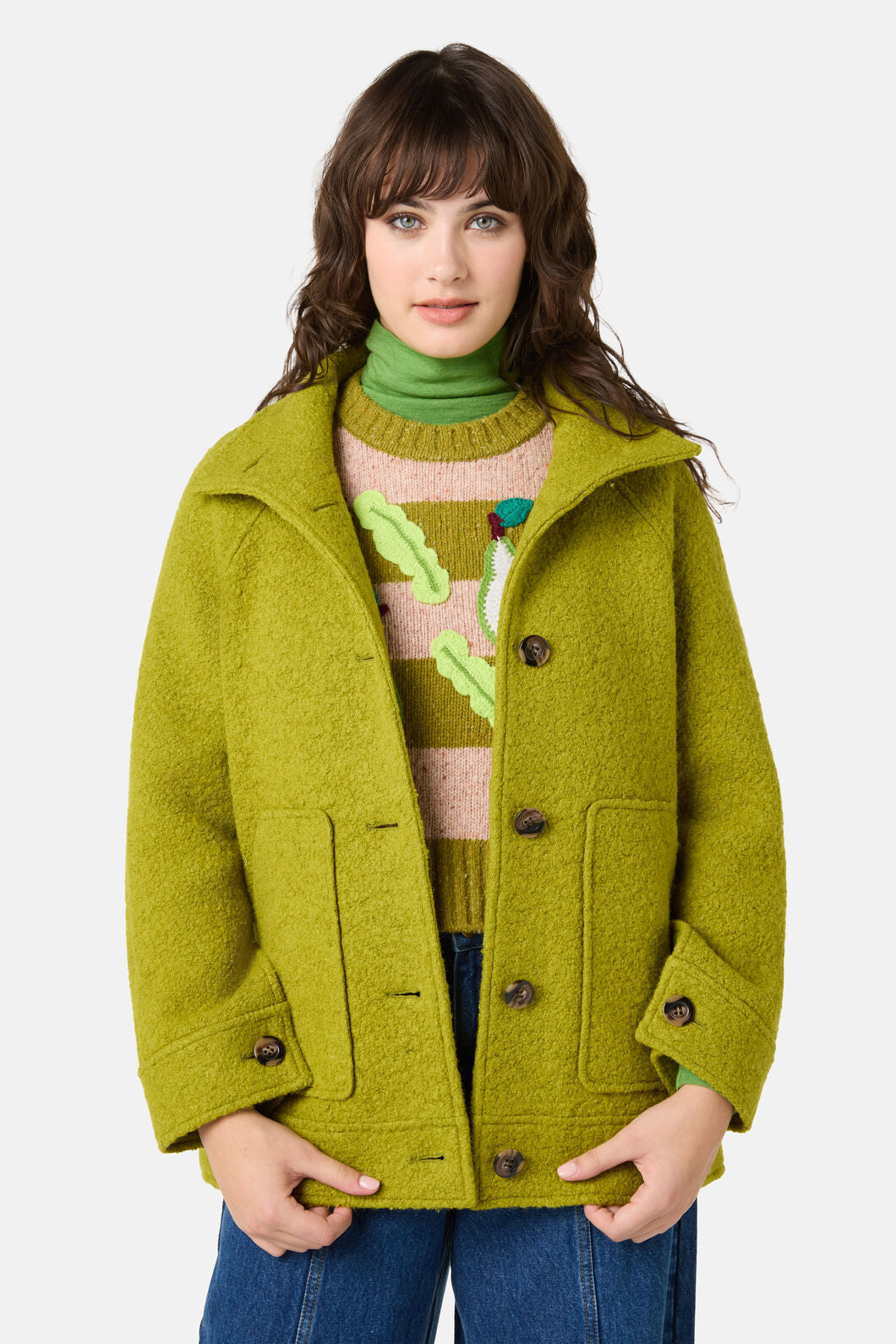Gorman NZ - Zoe Wool Coat - light-green