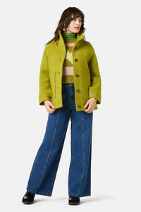 Gorman NZ - Zoe Wool Coat - light-green