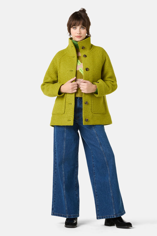 Gorman NZ - Zoe Wool Coat - light-green