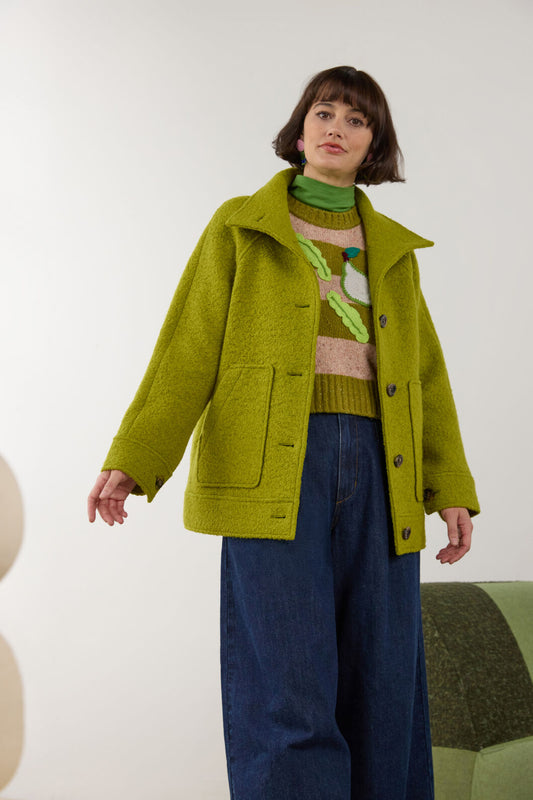 Gorman NZ - Zoe Wool Coat - light-green