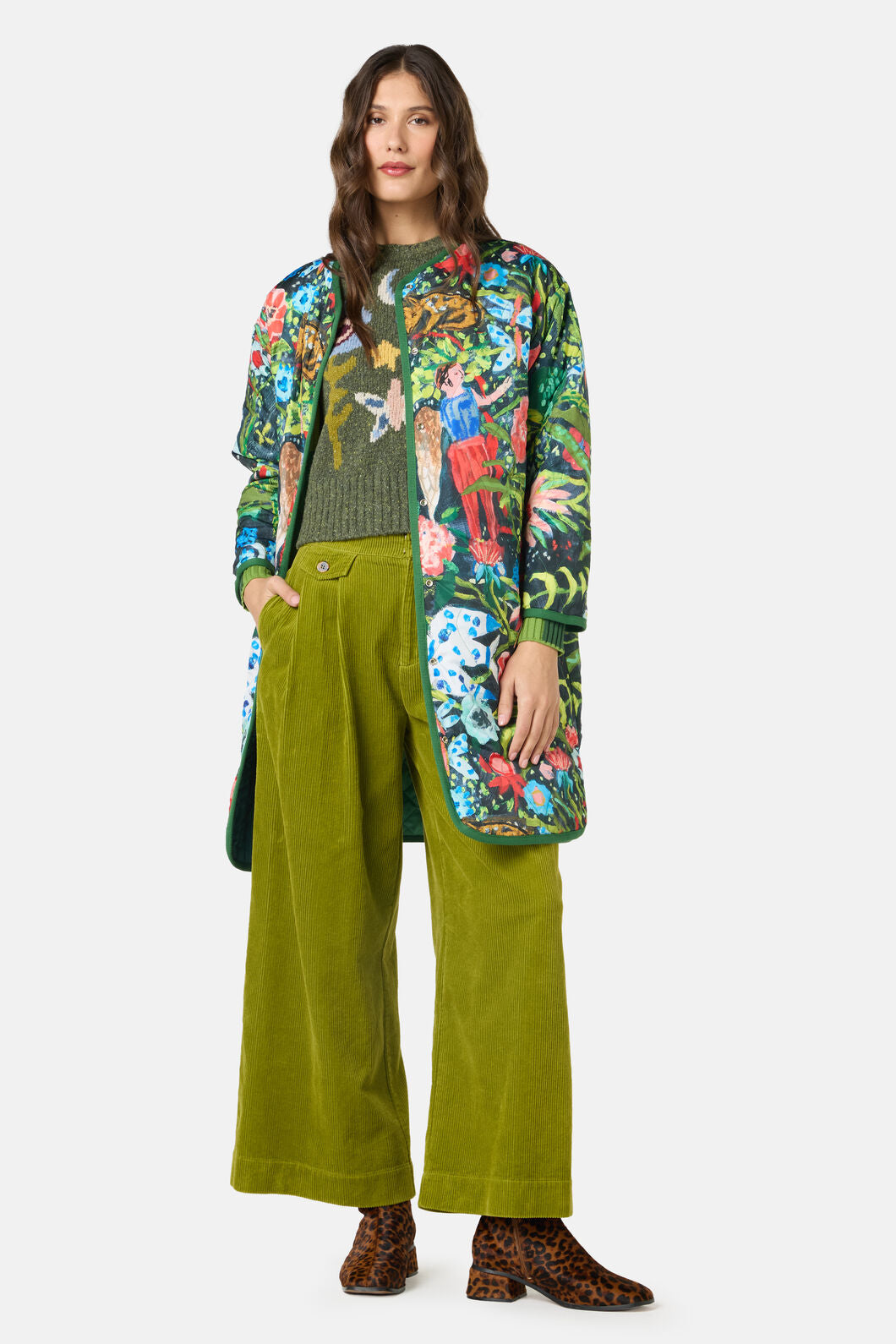 Gorman NZ - The Garden Reversible Coat - print