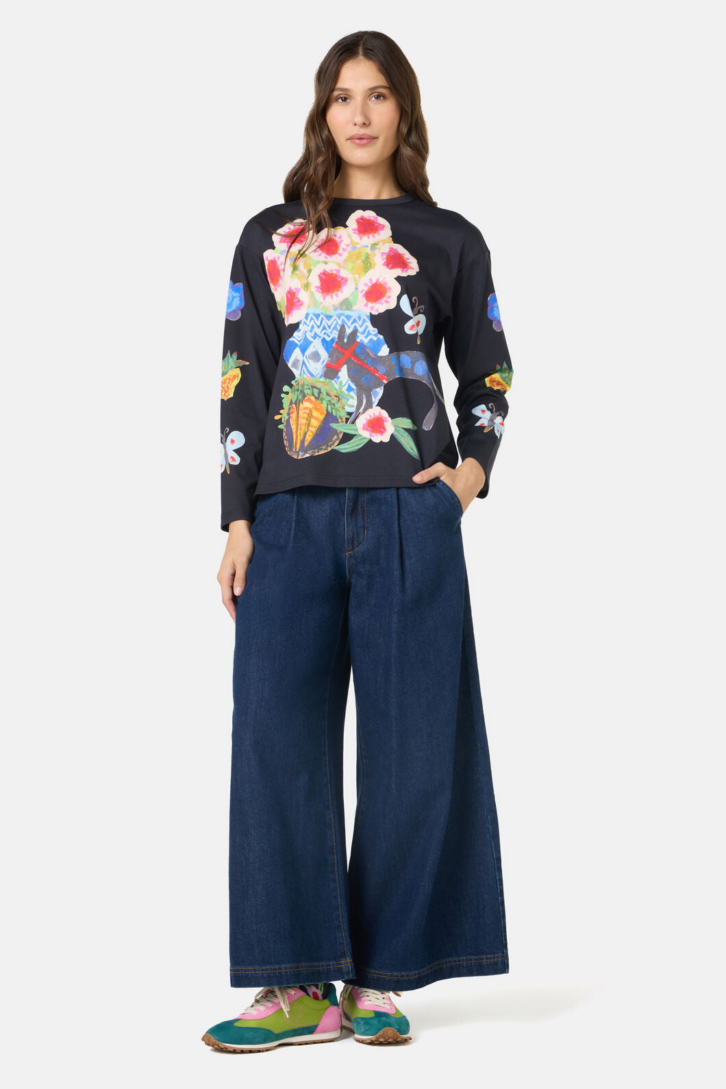 Gorman NZ - Garden Table Long Tee - black
