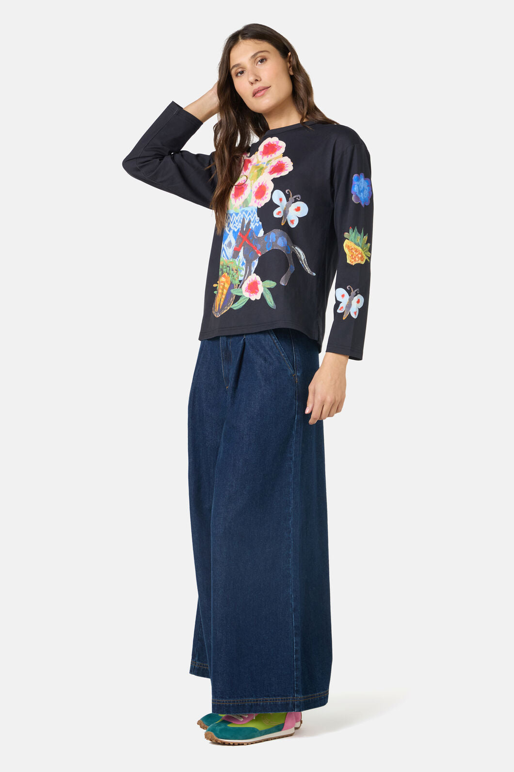 Gorman NZ - Garden Table Long Tee - black