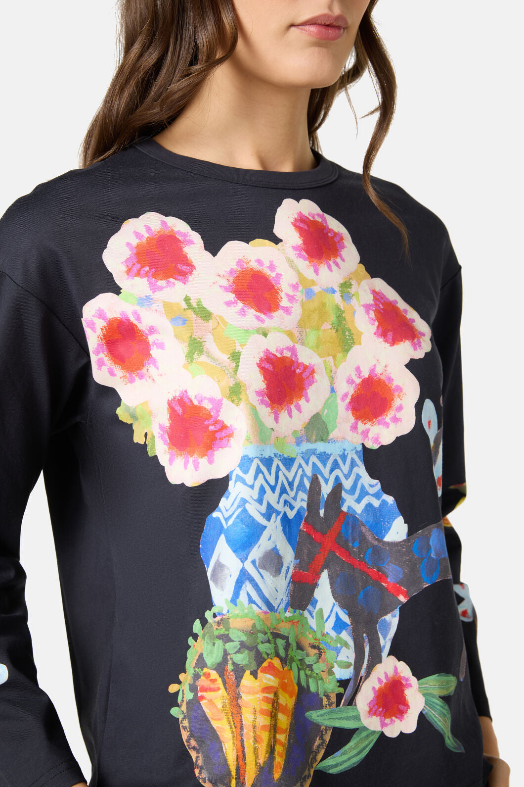 Gorman NZ - Garden Table Long Tee - black