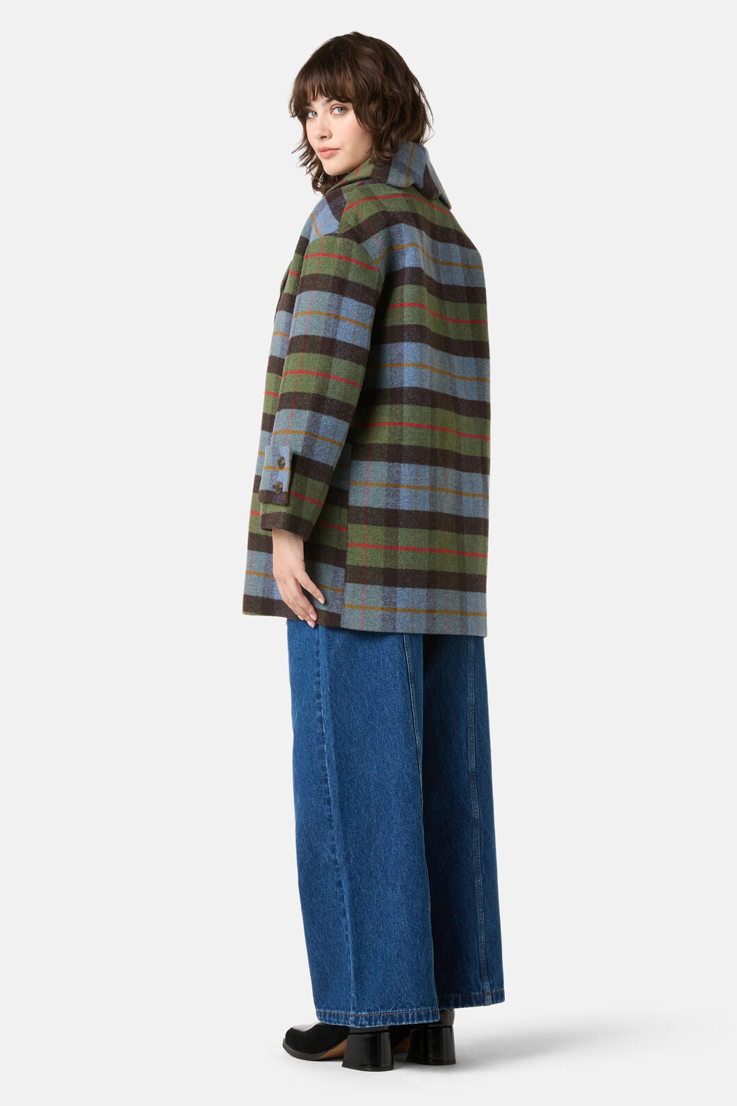 Gorman NZ - Farm To Table Check Coat - blue