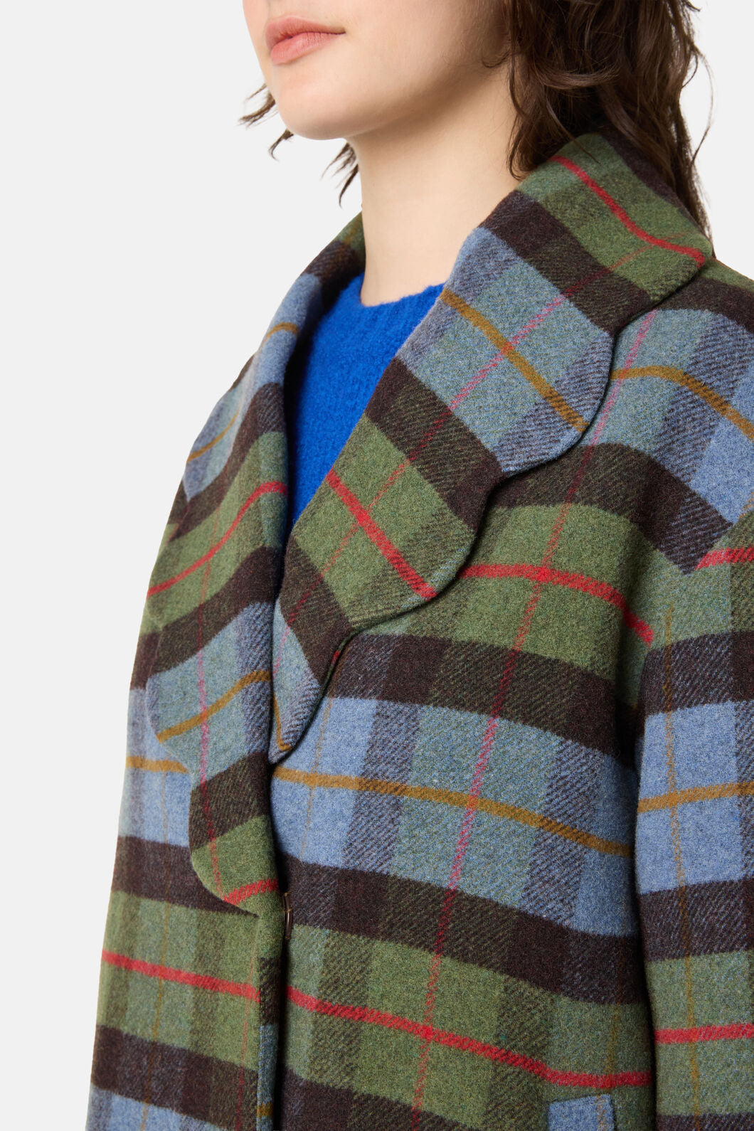 Gorman NZ - Farm To Table Check Coat - blue