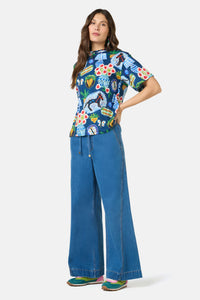 Gorman NZ - Garden Table Oversized Tee - print