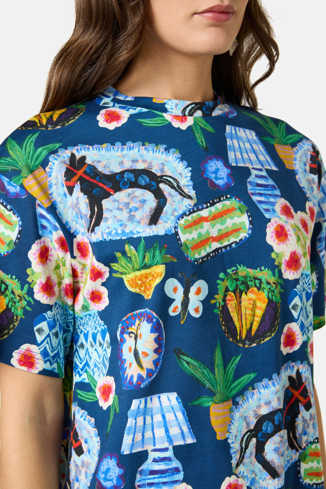 Gorman NZ - Garden Table Oversized Tee - print