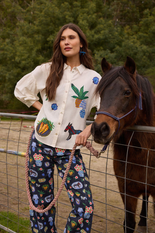 Gorman NZ - Garden Table Shirt - white