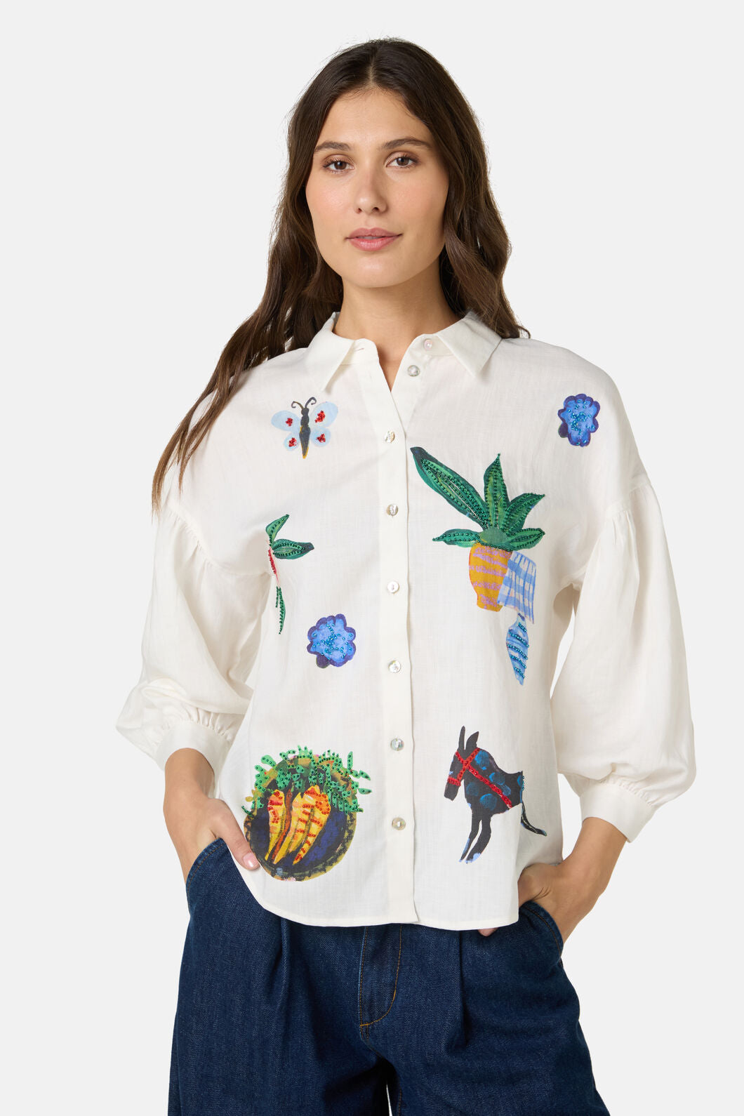Gorman NZ - Garden Table Shirt - white