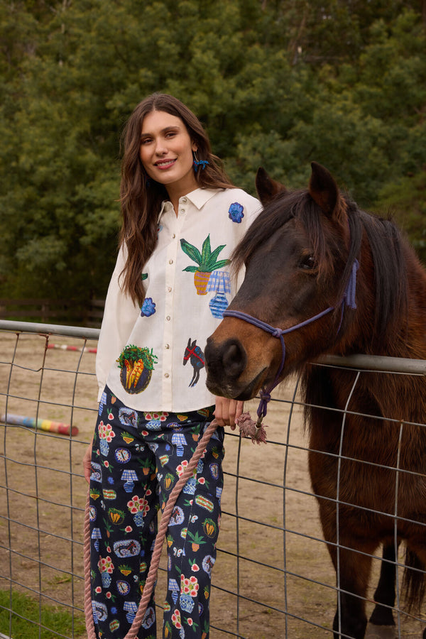Gorman NZ - Garden Table Shirt - white