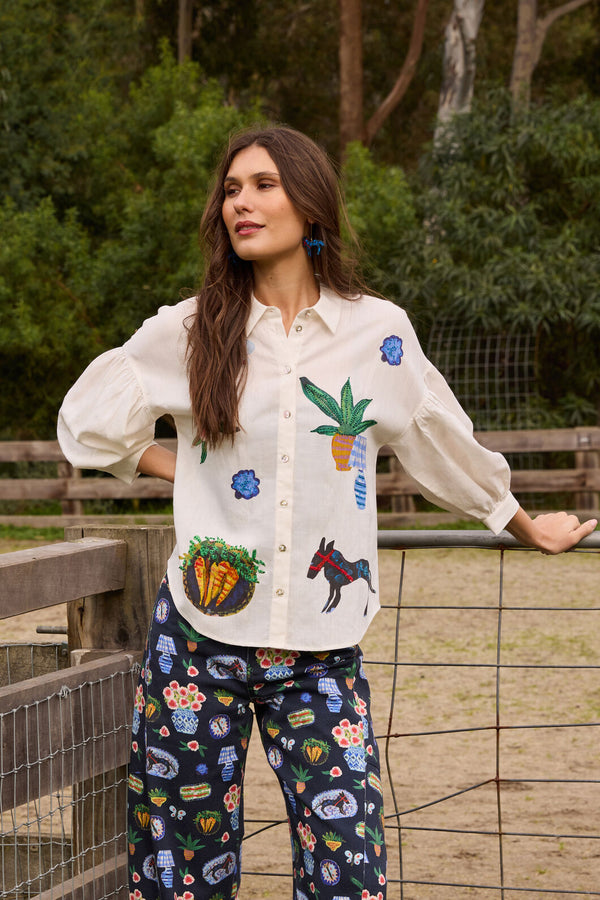 Gorman NZ - Garden Table Shirt - white