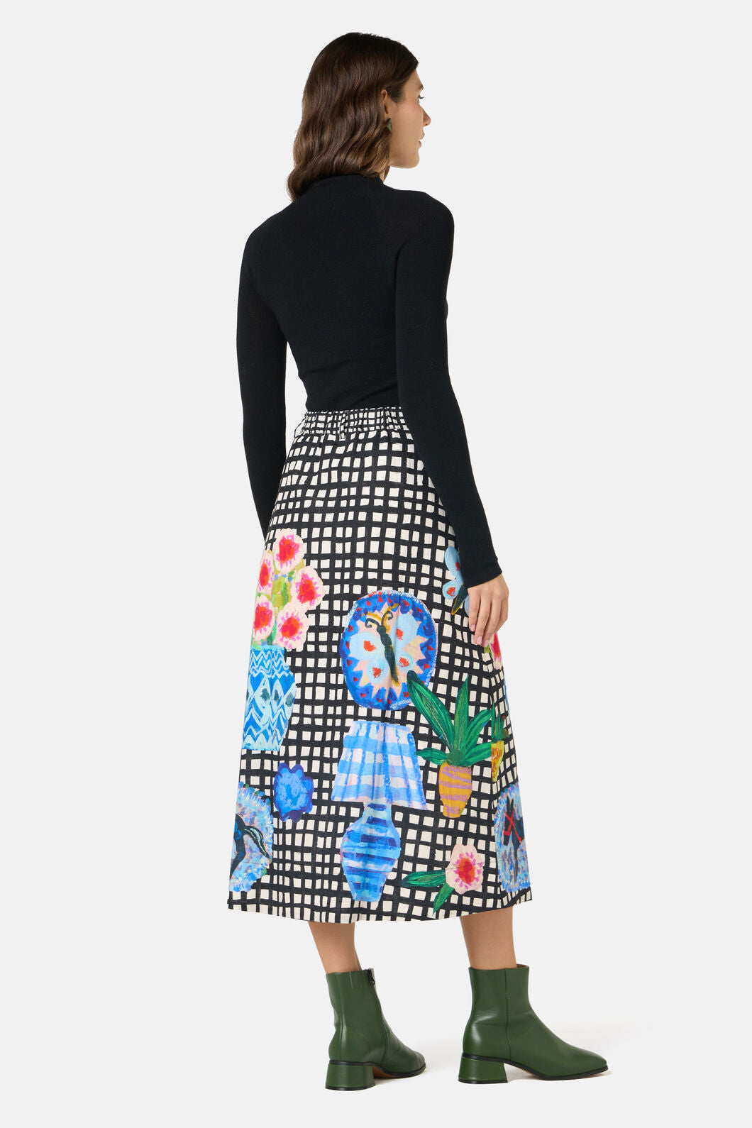 Gorman NZ - Garden Table Midi Skirt - print
