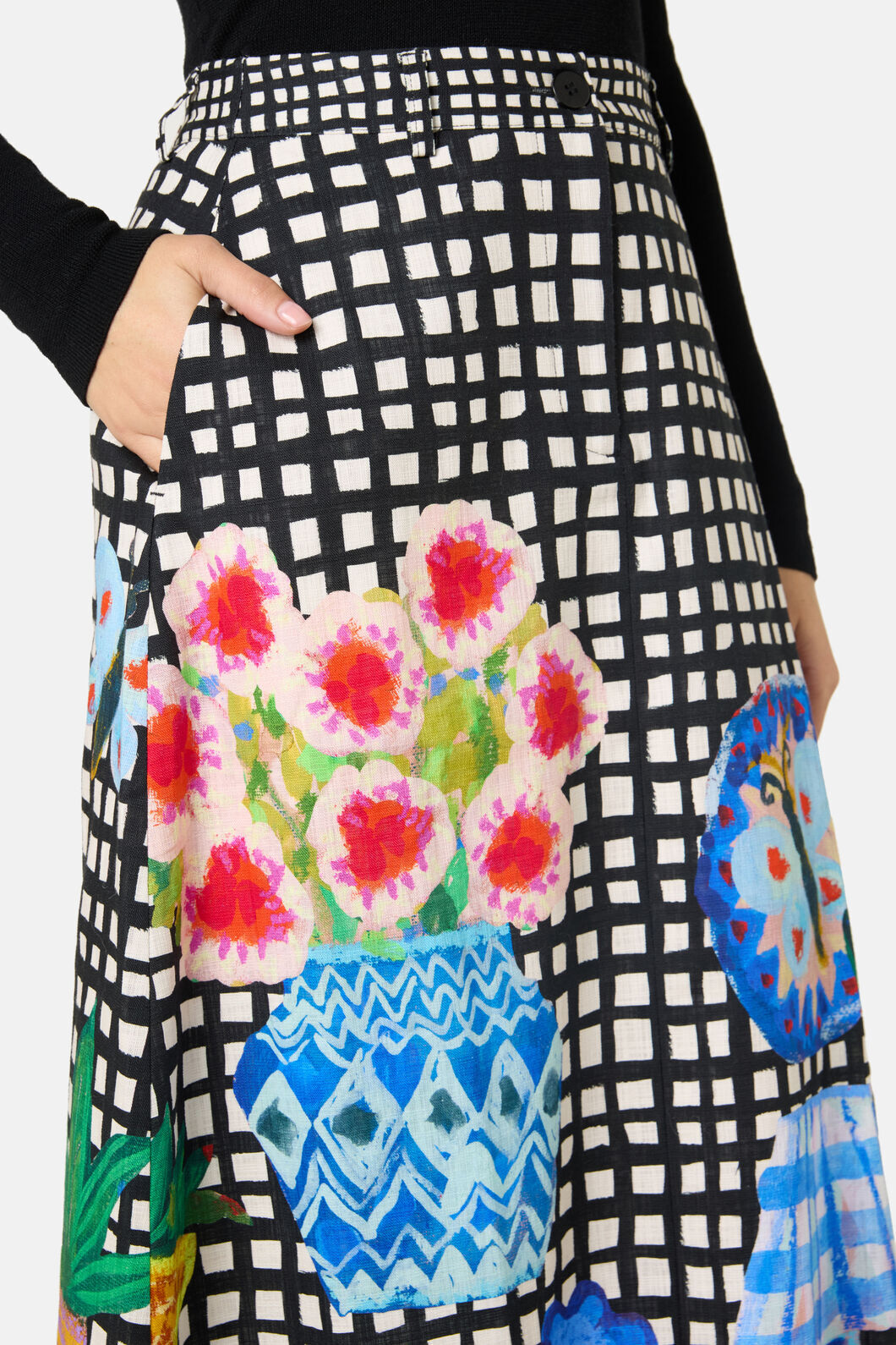 Gorman NZ - Garden Table Midi Skirt - print