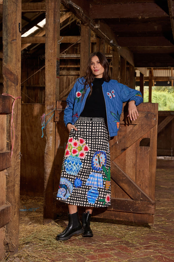 Gorman NZ - Garden Table Midi Skirt - print