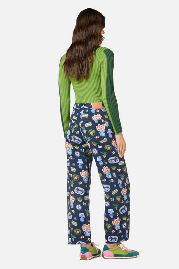 Gorman NZ - Garden Table Denim Jean - print